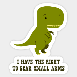 The Right To Bear Small Arms Sticker